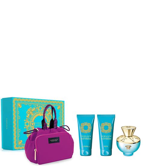 dylan turquoise versace model|versace dylan turquoise gift set.